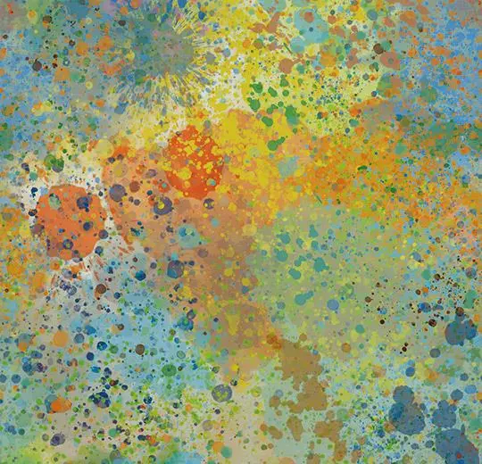 9100UP43C multi color splash